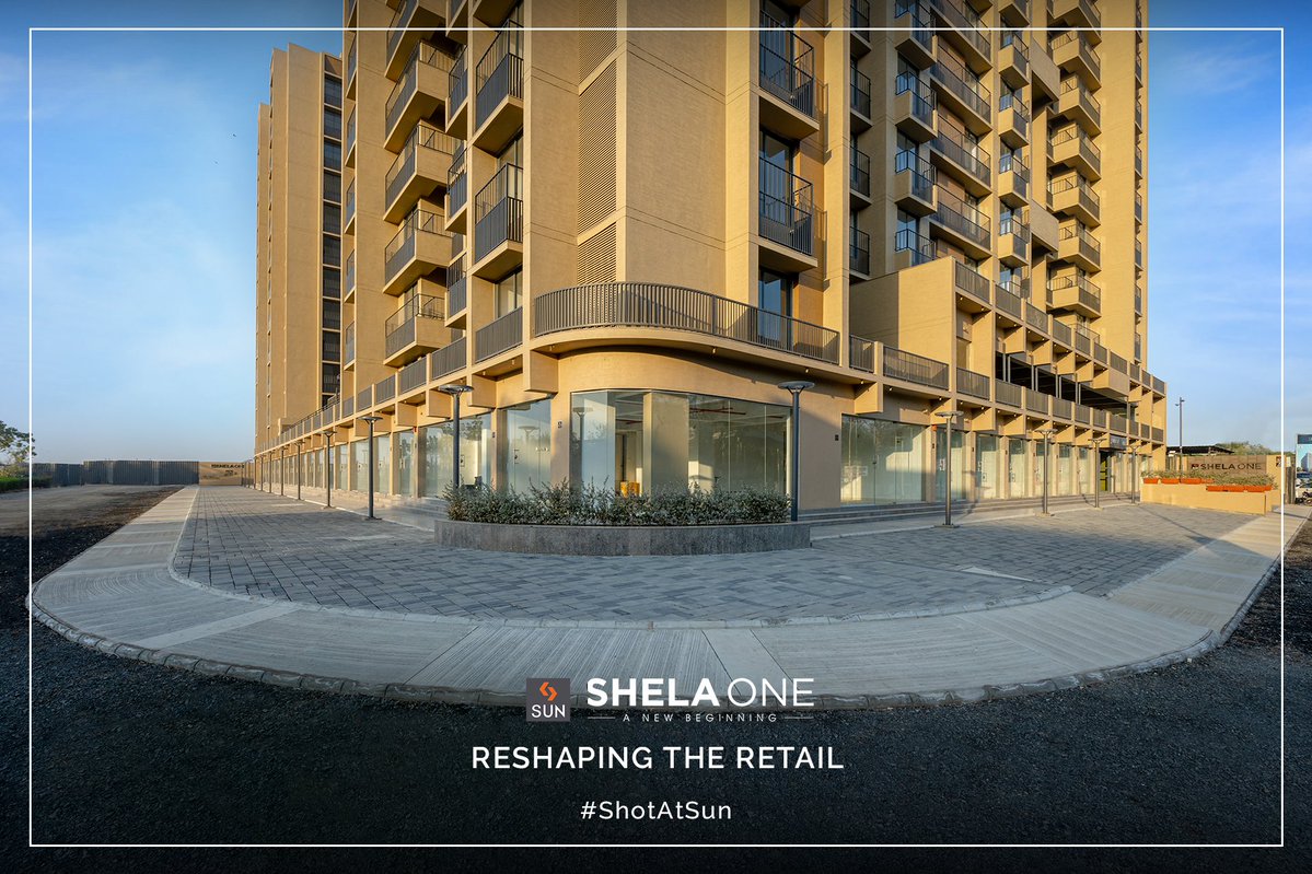 Positioned at well-connected locality of Shela, Sun Shela One is an aesthetically built residential project of Ahmedabad that is the home to retail spaces where vision meets visibility. 

#SunBuildersGroup #SunBuilders #ShotAtSun #SunShelaOne #Retail #RetailSpaces https://t.co/DhlnoFoSfr