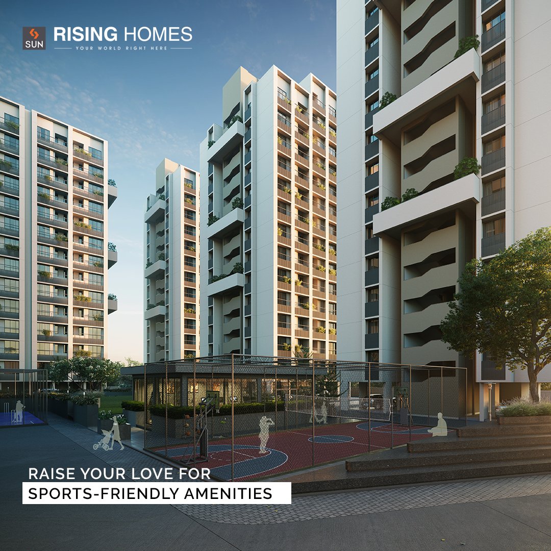 Your kids will be all surprised & energized to come home to an array of sports-friendly amenities.

Give them the excitement of having access to their favourite outdoor games and keep their physical fitness in check even while living the apartment life.

#SunBuildersGroup https://t.co/LPzaHYE71r