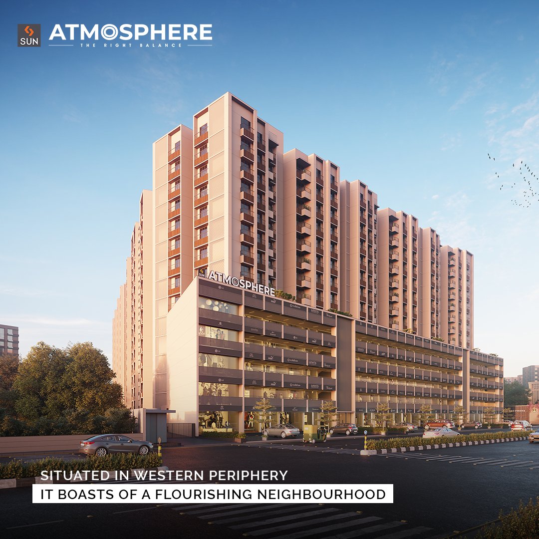 Being situated in the Western periphery of the city, this fine residential project #SunAtmosphere offers a flourishing neighbourhood that includes; reputed schools, retail outlets, famous chain of restaurants and many other talk of the town commercial developments.

#SunBuilders https://t.co/na0k7sLRMC
