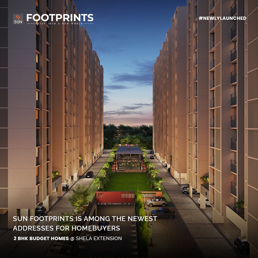 The well-planned gated community of 2BHK residential housing at #SunFootprints has been exclusively designed to give its residents access to the epitome of peaceful living.

For Details Call: +91 99789 32061

Location: Shela Extension
Status: Under Construction

#SunBuildersGroup https://t.co/aNRK4h2s70