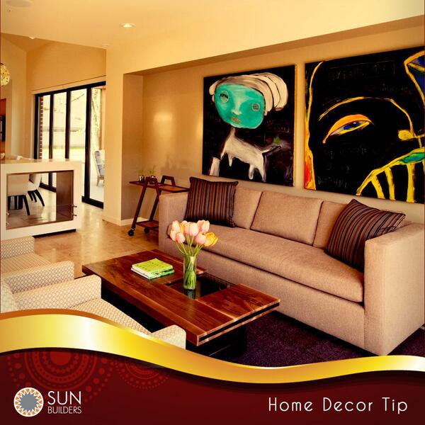 #Home #Decor #Tip-This winter, liven up your living room with some wall art.Make sure it #complements your upholstery http://t.co/fwBr1QKDi6