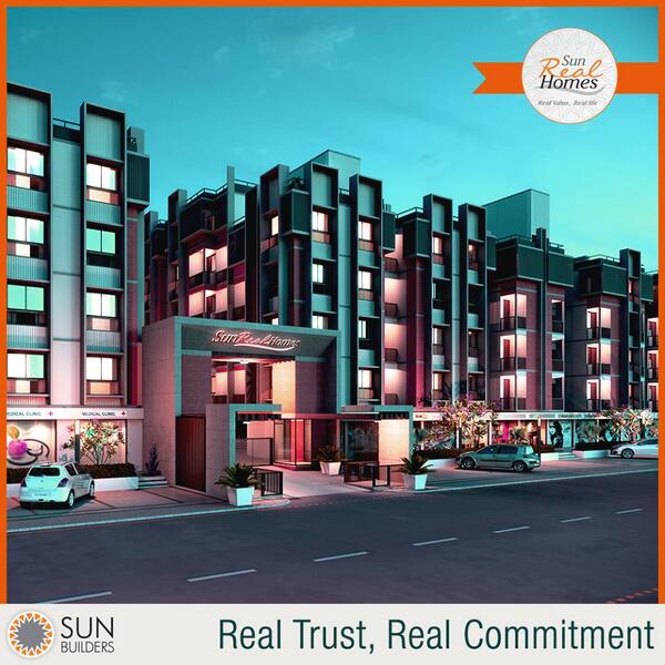 Sun Real Homes - spacious 1 & 2BHK #homes styled with top-notch #lifestyle #amenities http://t.co/I8IBq6lOm2 http://t.co/AdzaFnR6oE