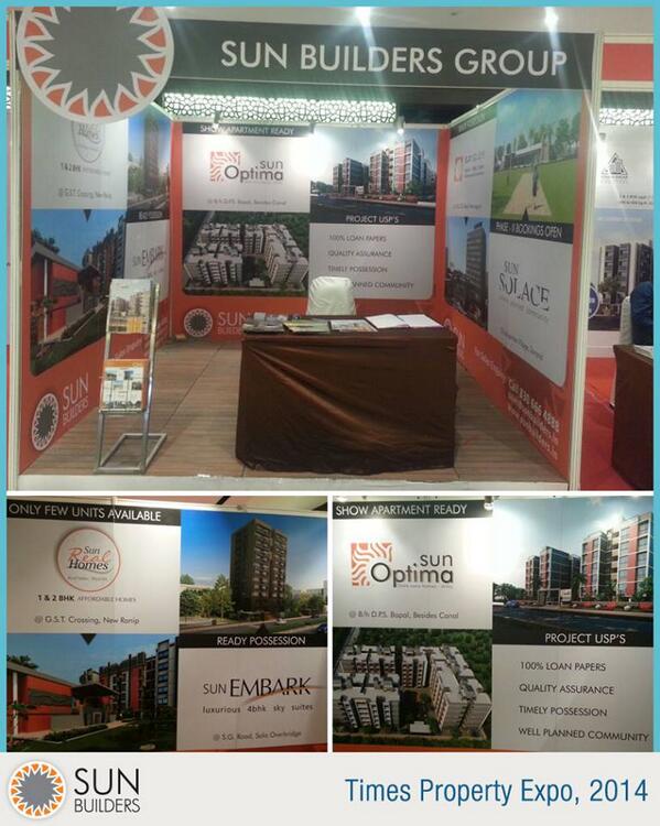 Sun Builders Group Stall at #Times #Property #Expo 2014. #ThankYou for the #overwhelming #responseexpo http://t.co/HQcAkK65hk