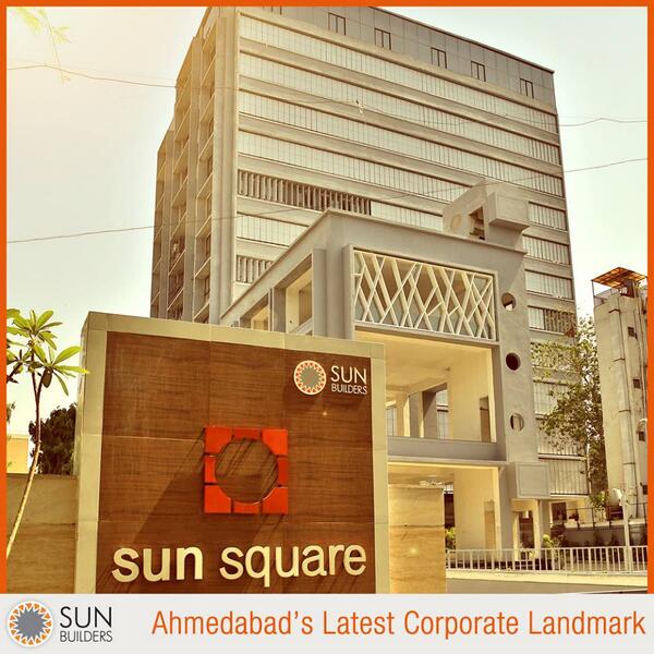 Ahmedabad's latest corporate status symbol-Sun Square-Corporate Spaces & Showrooms on C.G. Road. 
Call 0 830 666 4888 http://t.co/ywsWllA7yr