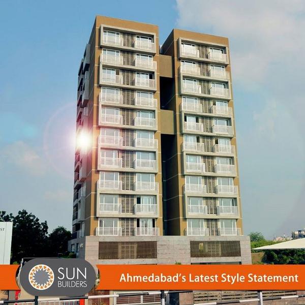 Sun Builders,  4BHK, luxuryliving, skysuites, Ahmedabad