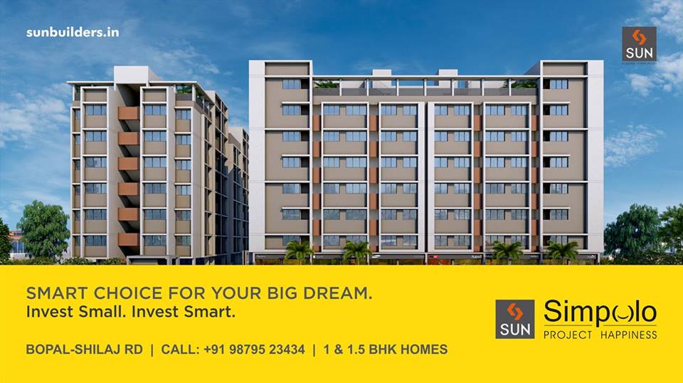 Presenting Sun Simpolo, smartly designed 1, 1.5BHK homes starting from 14.33 lacs. http://t.co/3sruzZ3OZD http://t.co/ER3tw2OZ5P