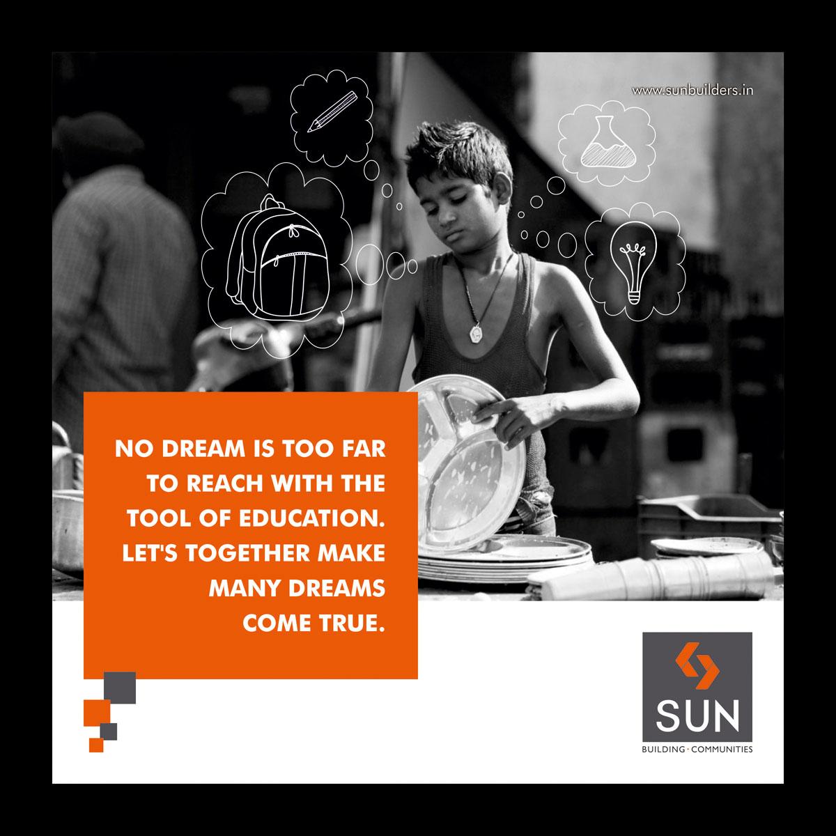 A dream nurtured is dream fulfilled. Let’s stop child labour and help them realize their dreams with education. http://t.co/MrjvVPb0NG