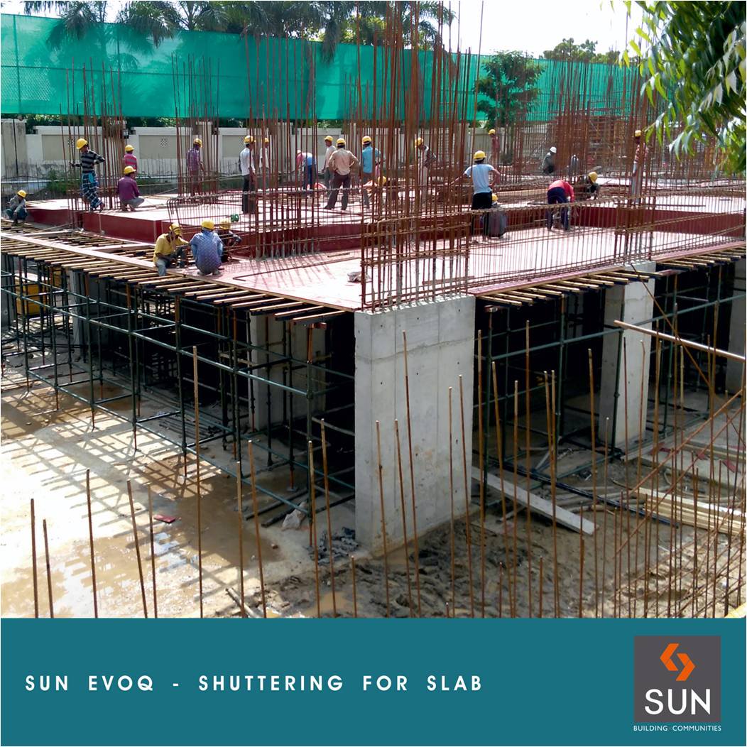 Construction work is in full swing at #SunEvoq site. Please call 09824541801 or email us at evoq@sunbuilders.in http://t.co/K5MeHo8kLd