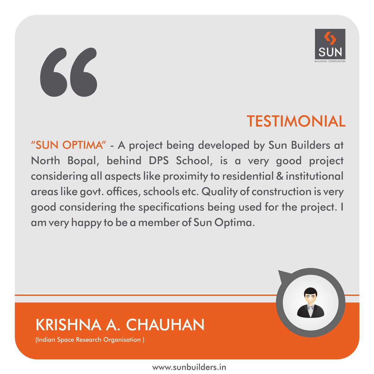 We are thankful to Mr. Krishna A. Chauhan for sharing his positive feedback with us. https://t.co/Dk1CQoDzOc