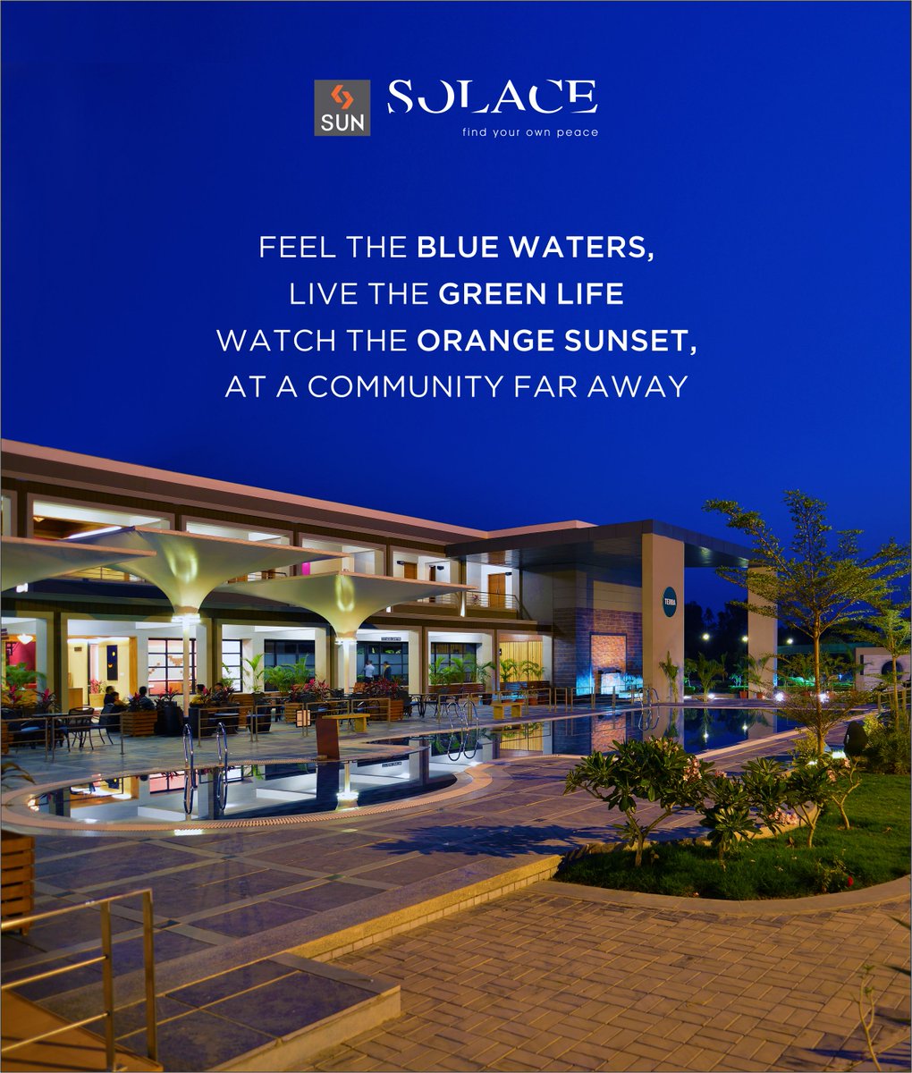Experience the real beauty of divine colours only at Sun Solace.
Explore more at: https://t.co/t4PmWe8mQe https://t.co/q6b8VEVvk6