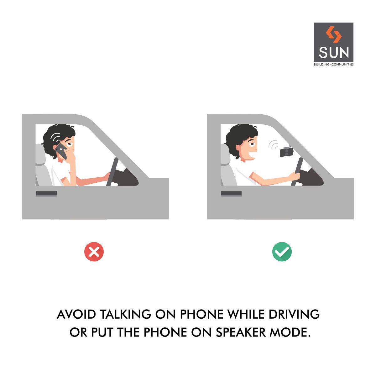 Put your life on safe-mode by avoiding talking on cellphone while driving. https://t.co/CPynbb9XrN