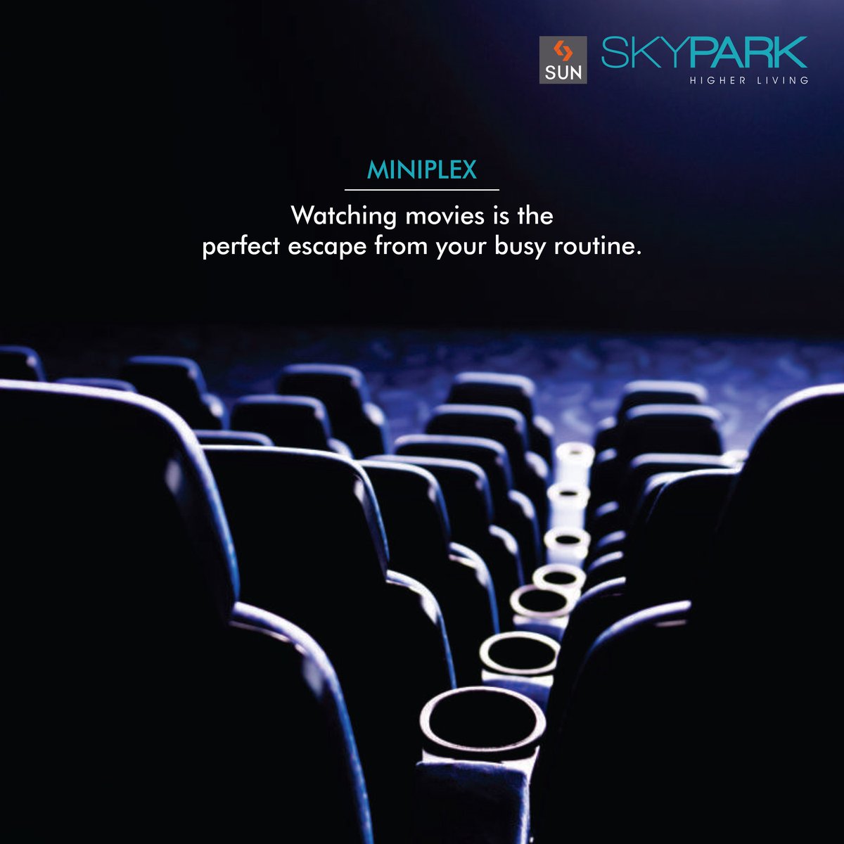 #Cinema - a perfect escape for you. Watch & enjoy your favourite blockbuster movies at #SunSkypark. https://t.co/TEUz8nEvs4
