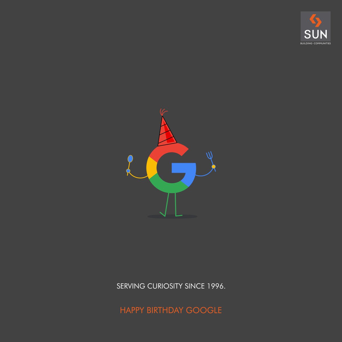 #Google is probably the only thing that can match a child's curiosity. 
#SunBuilders #HappyBirthdayGoogle https://t.co/ACBVrP6P5n