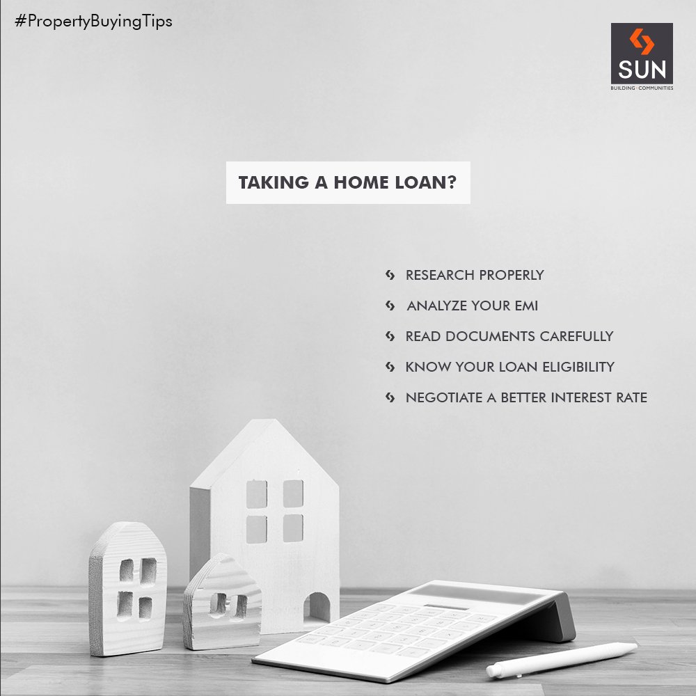 What points should you consider while taking a home loan?

#PropertyBuyingTips #SunBuildersGroup #RealEstate #SunBuilders #Ahmedabad #Gujarat https://t.co/aEwrkCzTJ2